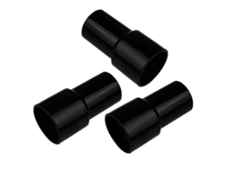 Adaptador para Aspirador de Pó Garneck, 40 Mm, Pp Preto, Fácil Instalar, Conjunto 3 Peças