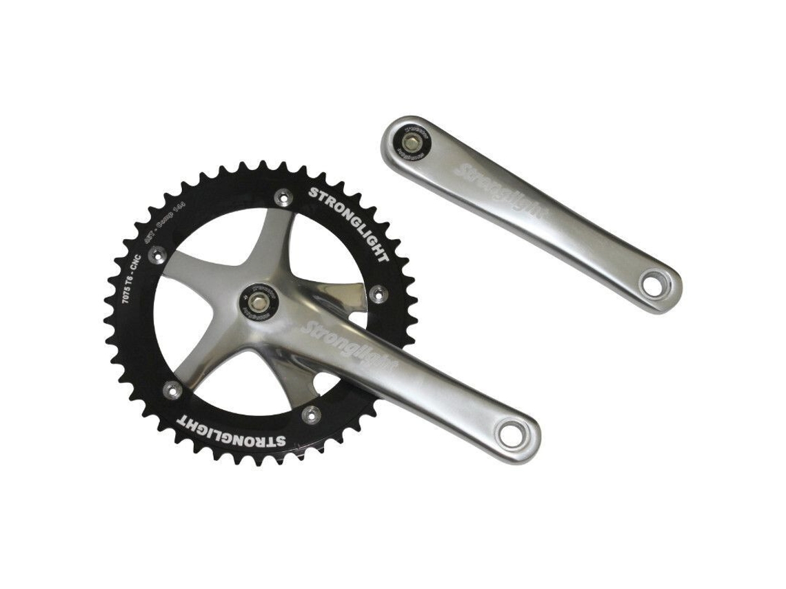 Juego de Bielas Fixie / Single Speed BLB Track 165mm Plateadas Online
