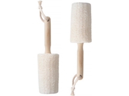 Conjunto De 2 Escovas Banho Corporais, Fibra Vegetal, Esfoliação Suave E Massagem Relaxante, Remove Células Mortas Para