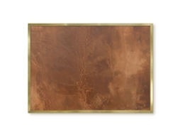 Quadro de parede magnético com textura enferrujada para escritório Espelharte (70x50 cm)