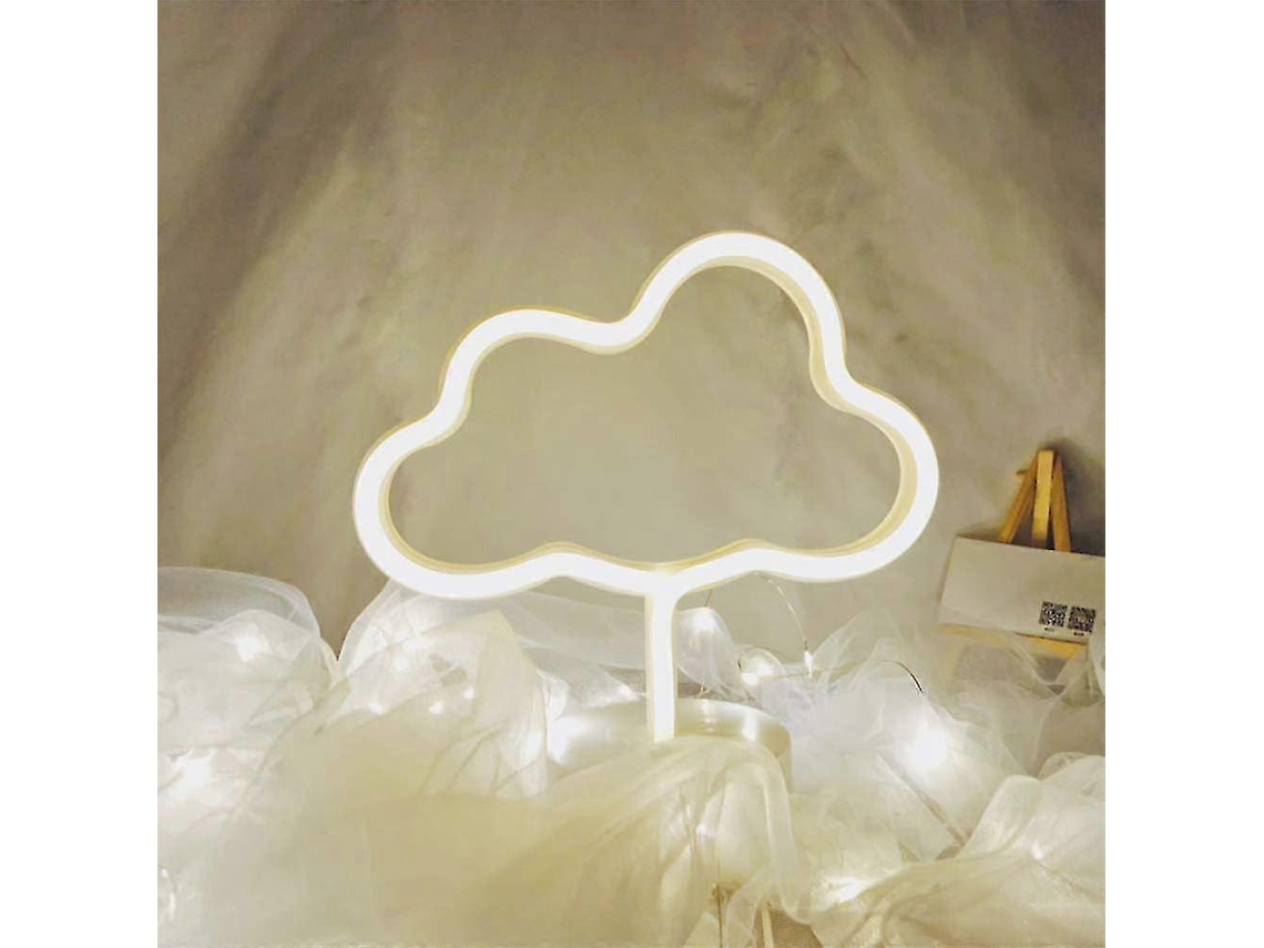 Cute Led Cloud Neon Lights Table Decor For Various Events