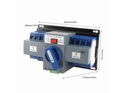 Interruptor Automático De Transferência De Energia Dual 4p 63a Mini