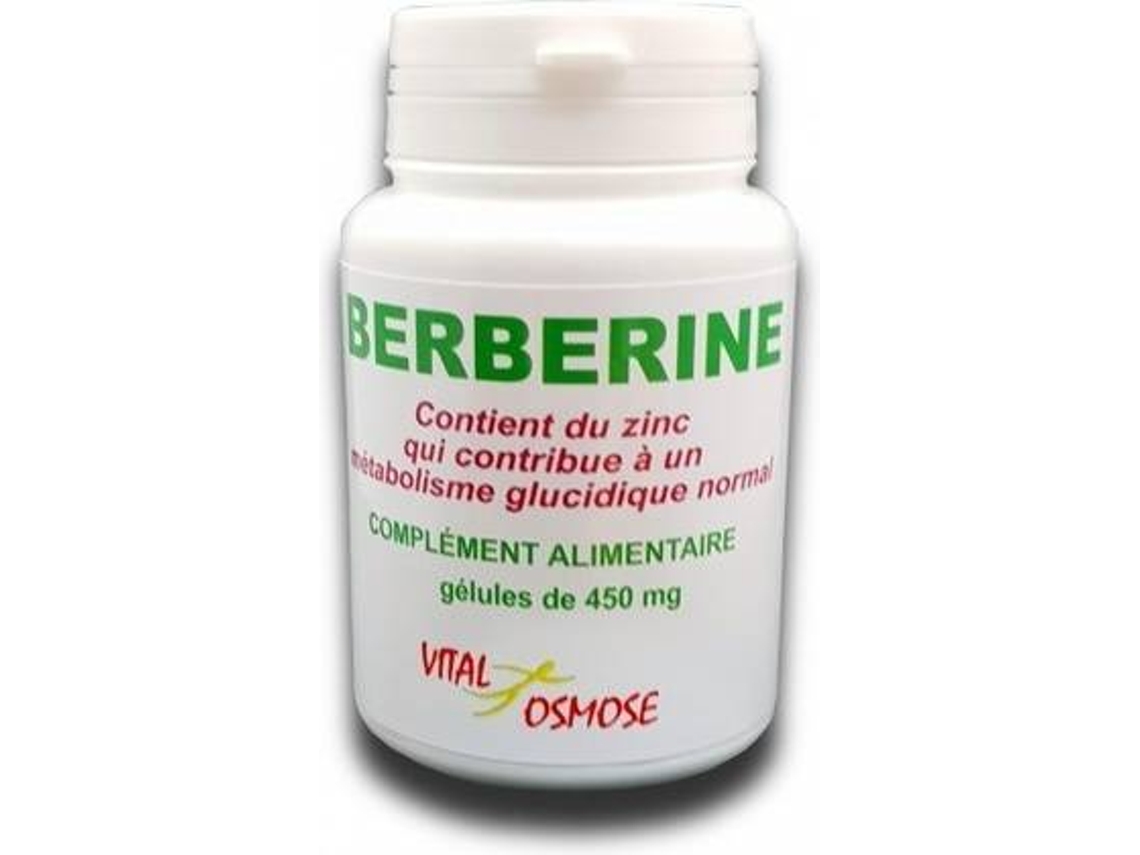 Suplemento Alimentar VITALOSMOSE Berberina E Zinco (60 cápsulas)
