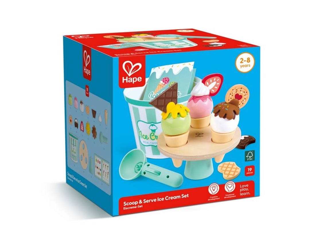 Kit De Sorvetes - Hape - E3225 - Multicolorido - A Partir De 3 Anos - Unissex