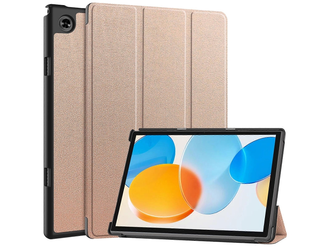 Capa de couro tripla para tablet Teclast M40 Pro 2023 Custer Pure Color Webake