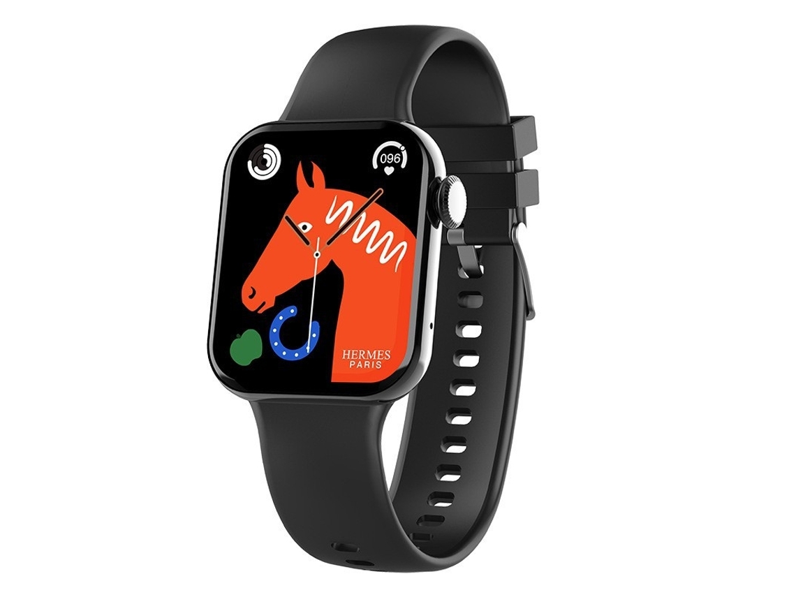 Smartwatch com tela colorida E700 de 1,86'', suporte para monitoramento de frequência cardíaca/monitoramento de pressão arterial