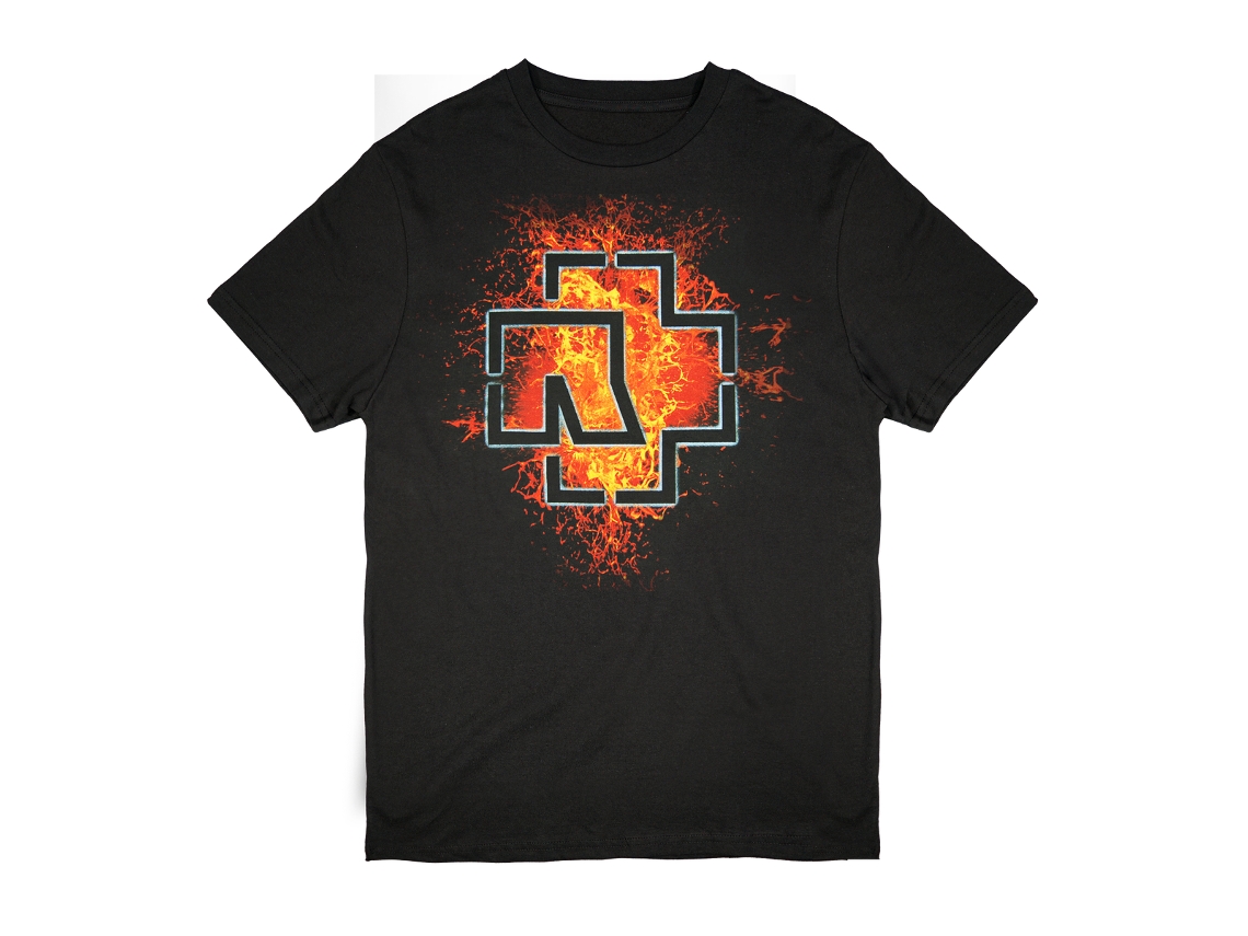 Rockinstone T-shirt Rammstein Band Lava Logo Size:xxl