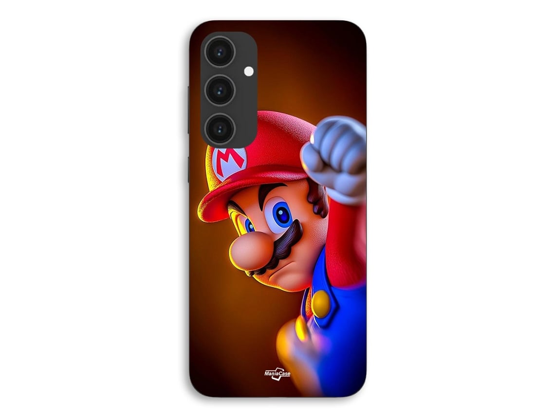 Capa Para Samsung Galaxy S24 Plus Super Mario Poder Maniacase