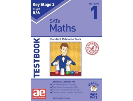 Livro KS2 Maths Year 5/6 Testbook 1 de Dr Stephen C Curran (Inglês)