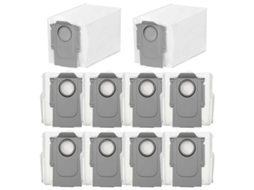 Conjunto De 10 Sacos Para Aspirador Pó S8 Maxv Ultra Acessórios E Peças Reposição Grande Capacidade Tuotuo
