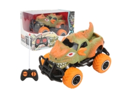 Carro Rc Off Road Controle Remoto 4 Canais Laranja Verde