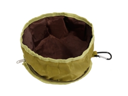Tigela para Cães de Viagem, Impermeável, Dobrável, em Nylon, para Passeios Ao Ar Livre AQUAFORGE