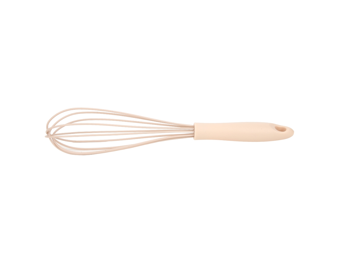 Mini Misturador de Ovo em Silicone Manual para Cozinha, Pink LAXISCREED