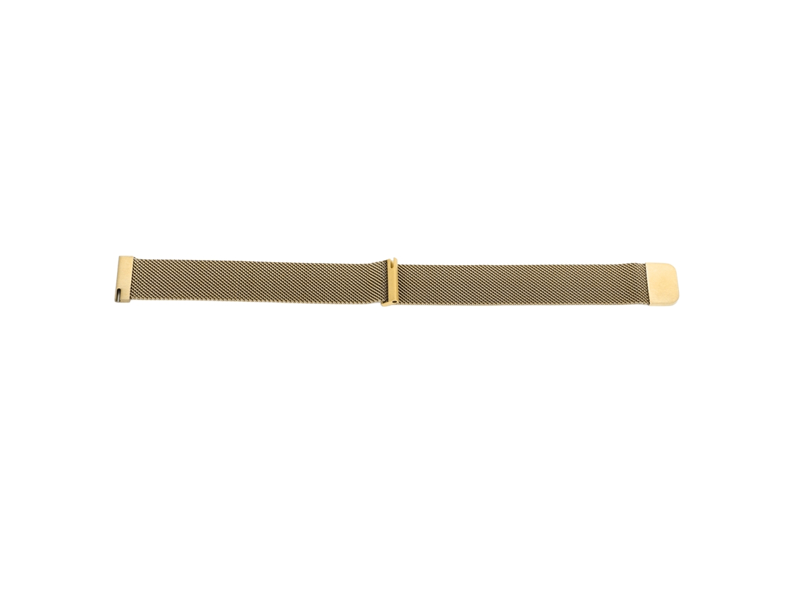 Cinto de Relógio Inteligente em Aço Inoxidável para Huawei GT2 18mm Dourado S/MARCA