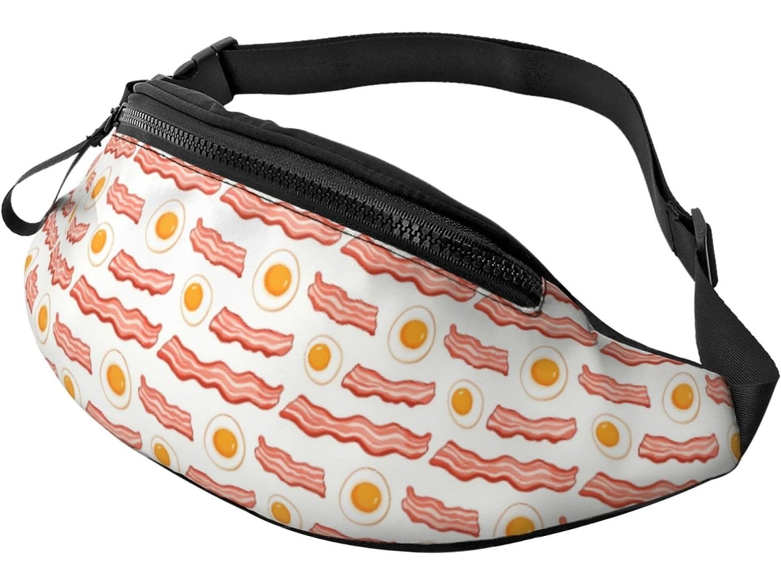 Pochete Unissex com Estampa de Ovos, resistente, para viagens e caminhadas