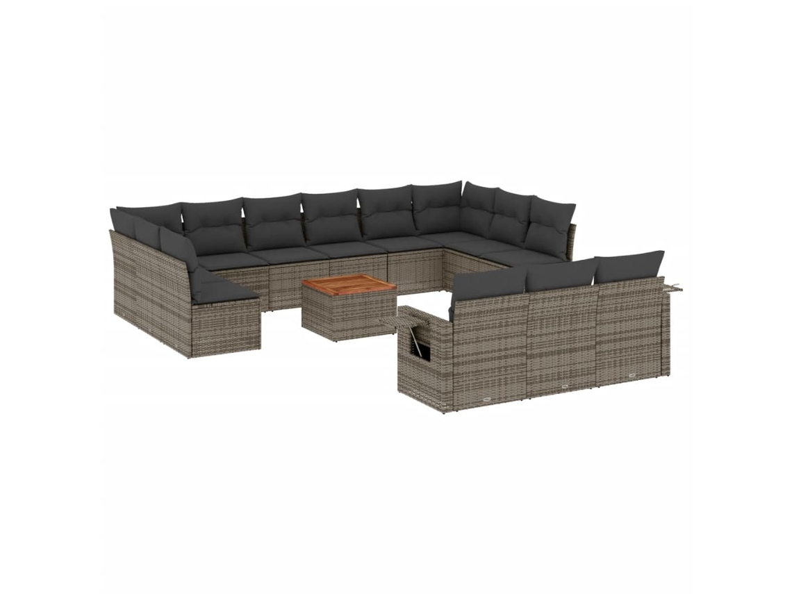 Garden Sofa Set, Garden Sofa Sets Vidaxl Cinzeto Rattan / Vime (n/a)