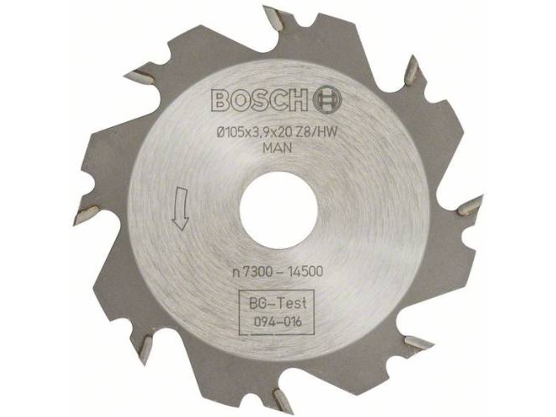 Disco de Ranhurar BOSCH 8 - 20 mm - 4 mm