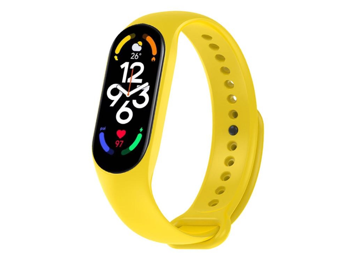 Capa Para Xiaomi Smart Band 10/9/8 - Silicone Cor Sólida - Integrada