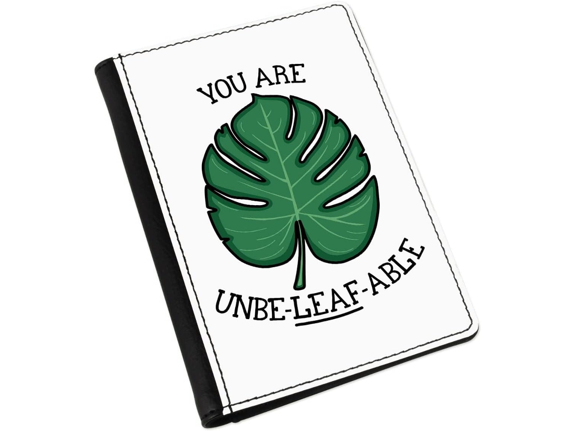 Capa para Passaporte Gift Base You Are Unbe Leaf Able