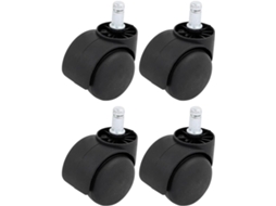 Rodízio Duplo Aexit De 4" X 2", Com, 11 Mm, Com, Alça