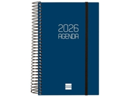 Agenda Finocam Opaque Azul 11,7 X 18,1 Cm 2026