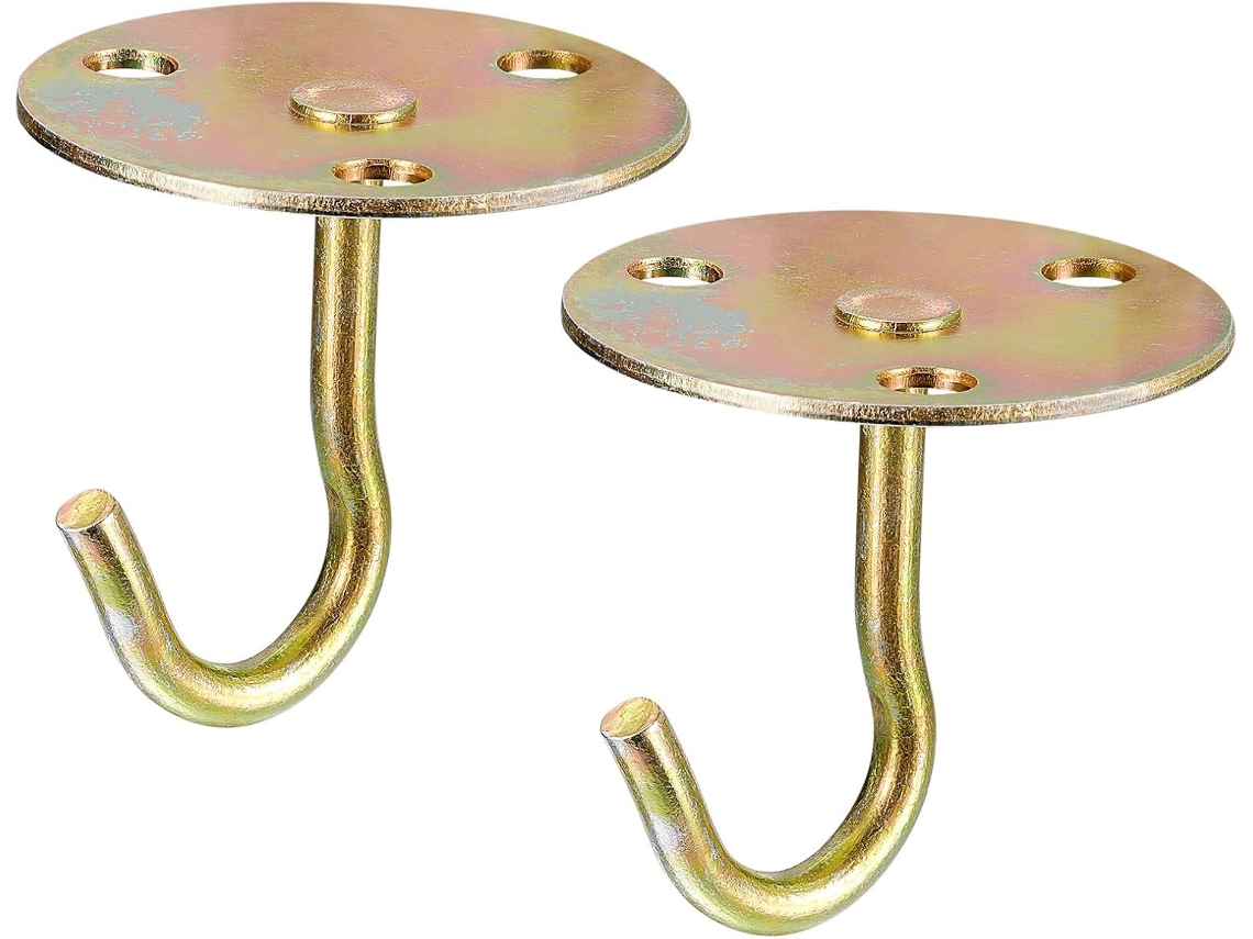 Conjunto de 2 ganchos de teto com 7,9 cm CHABERLU