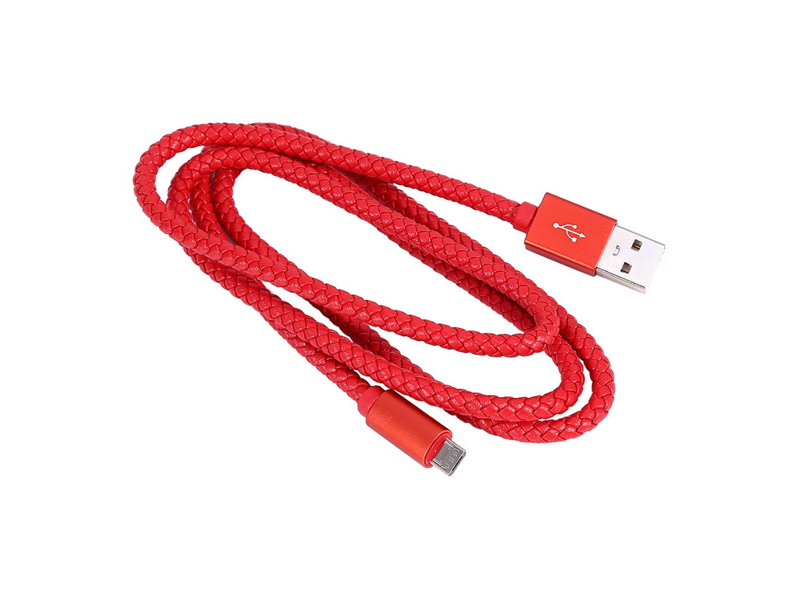 Cabo de Dados Android LAXISCREED Micro Vermelho 1m