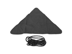 Primerox tecido para Cadeira Dobrável com Corda para Acampamento Praia Pesca Jardim Preto