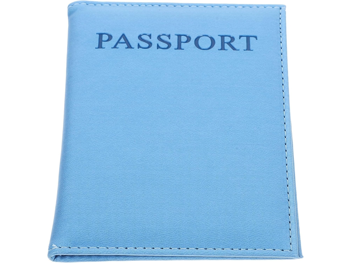Porta-passaporte Impermeável Em Pu, Prático Para Documentos De Viagem