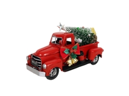 Décor de Carro com Modelo de Caminhão Vermelho LAXISCREED