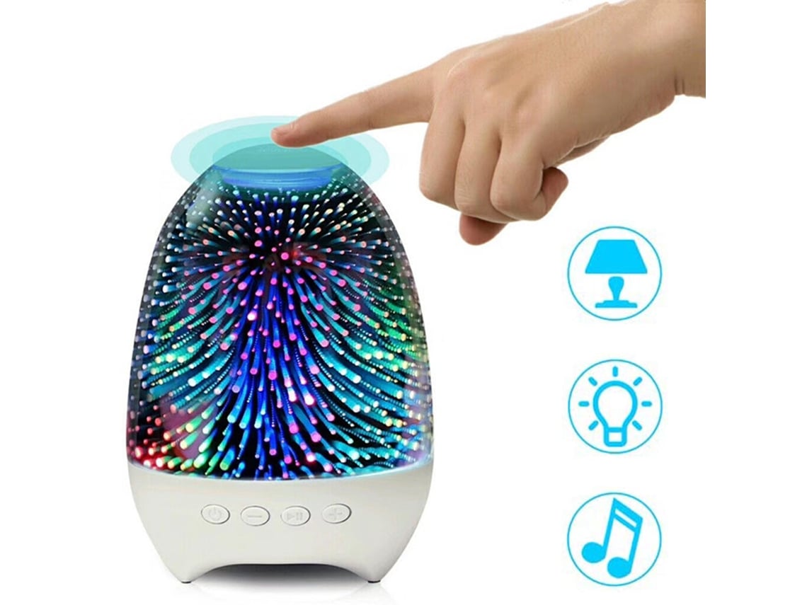 Luminária de Projeção Led com Bluetooth e Núcleos Vibratórios ZMDECQNA