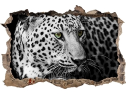 Adesivos Muraux Leopardo Adesivo Mural Para Salão De Beleza Quarto Cozinha Escritório Adulto Criança 80x120cm