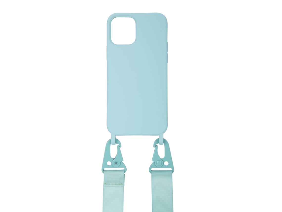 Capa Com Cordão Ultra Pescoço Para Iphone 13 Eko Resistente Verde