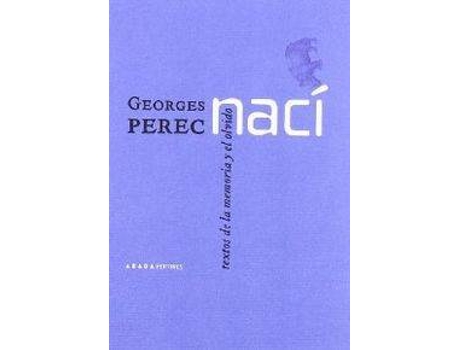 Livro Naci de Georges Perec (Espanhol)