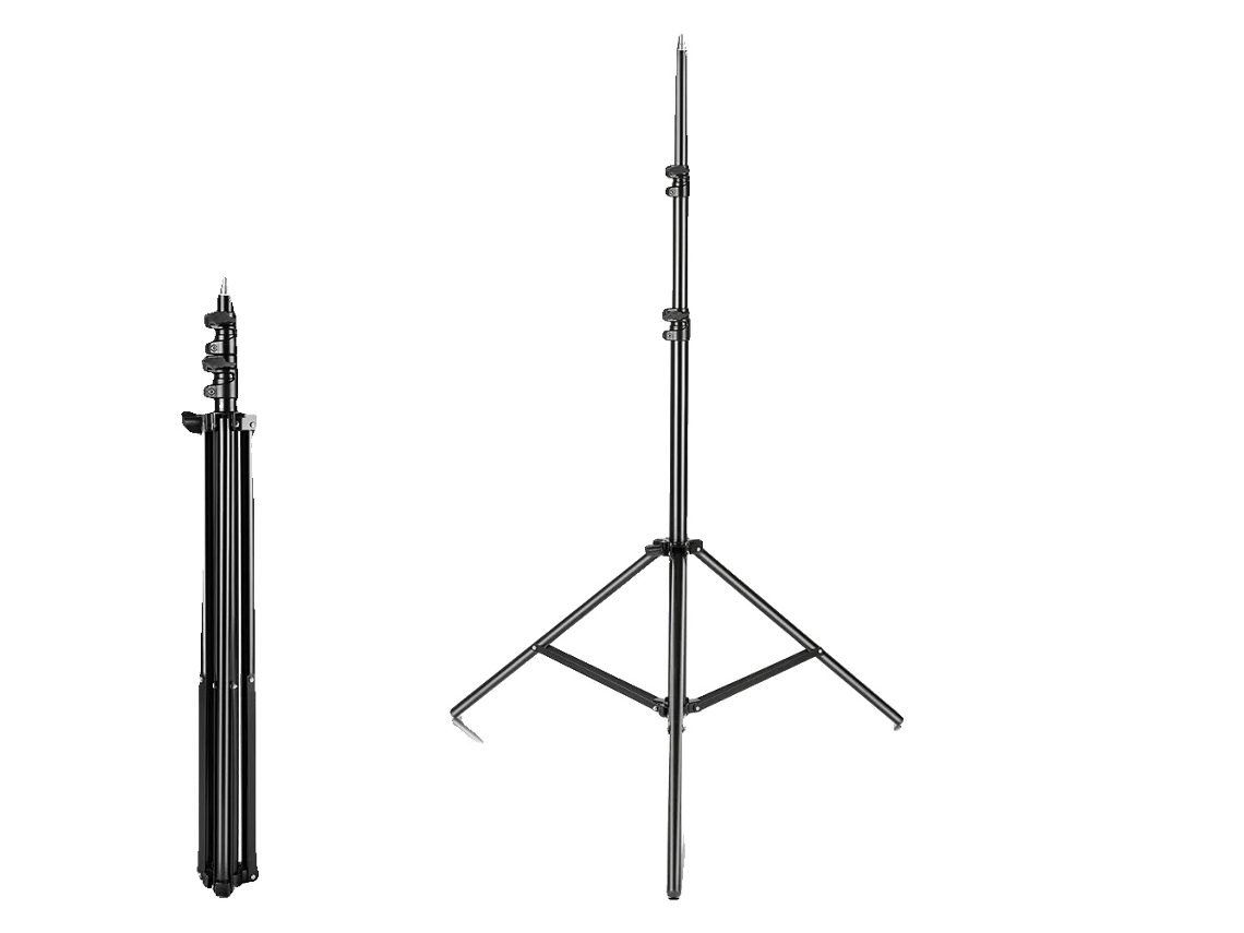 Tripé, Altura Ajustável, Controle Bluetooth, 240cm