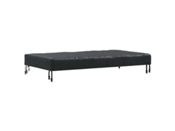 Conjunto 1 Capa De Mesa Vidaxl Preto Tecido (122 X 72 X 15 Cm)