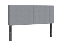 Cabeceira 3 Ajustes Altura Linho 160cm Cinza VELTRIX