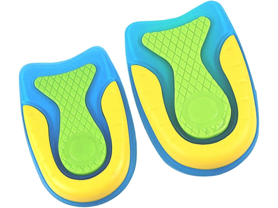 2 Pares De Protetores Calcanhar, Alta Absorção, Respiráveis E Elásticos, Palmilhas Para Calçados De Caminhada Masculinos