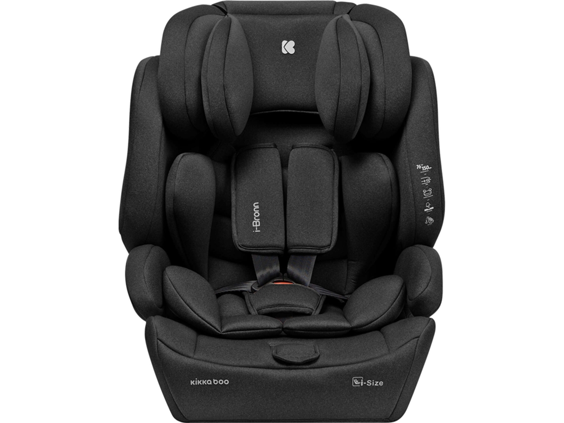 Cadeira Auto I-size 76-150cm Isofix Preta Brown Kikka Boo