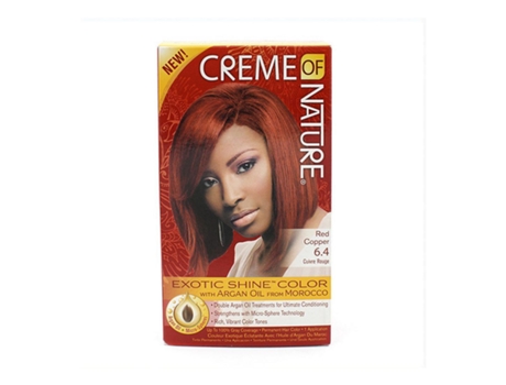 Tinta Permanente Argan Color Creme Of Nature Red Copper 6.4