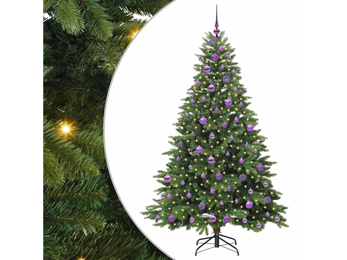 Conjunto 1 Decoração De Natal Vidaxl Verde Plástico (180 Cm)