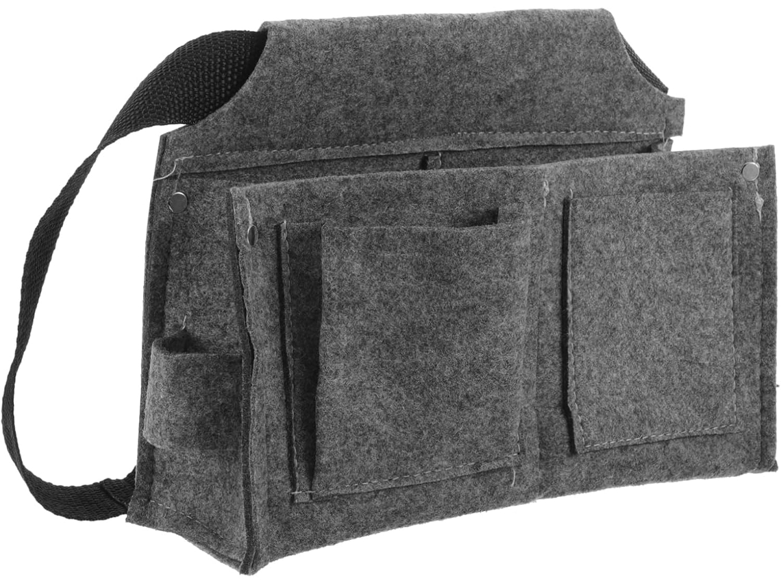 Estojo Portátil Impermeável Para Ferramentas Em Feltro Com Vários Bolsos Resistentes.