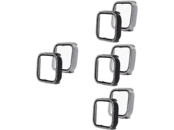 Conjunto De 8 Capas Protetoras Vidro Temperado Para Smartwatch Com