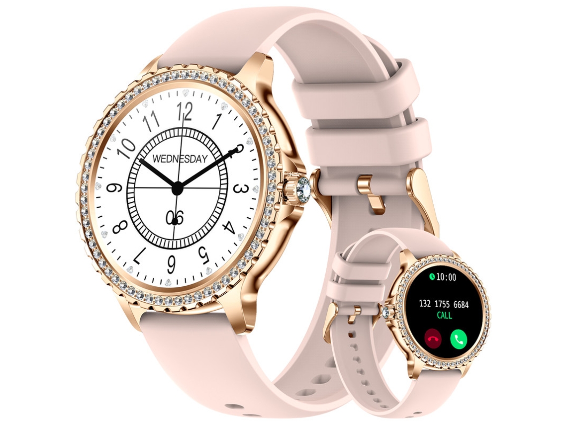 Smartwatch Bestvite I58 com carregamento magnético e longa duração, rosa