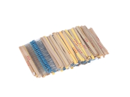 Kit de Resistências de Filme Metálico 1/4w 2000 Peças 100 Valores de 1 Ohm a 1m Ohm Componentes Eletrônicos