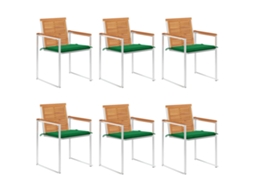 Garden Chair, Garden Chairs Vidaxl Verde Madeira De Acácia (n/a)
