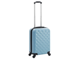 Vidaxl Trólei Estojo Rígido Abs Azul