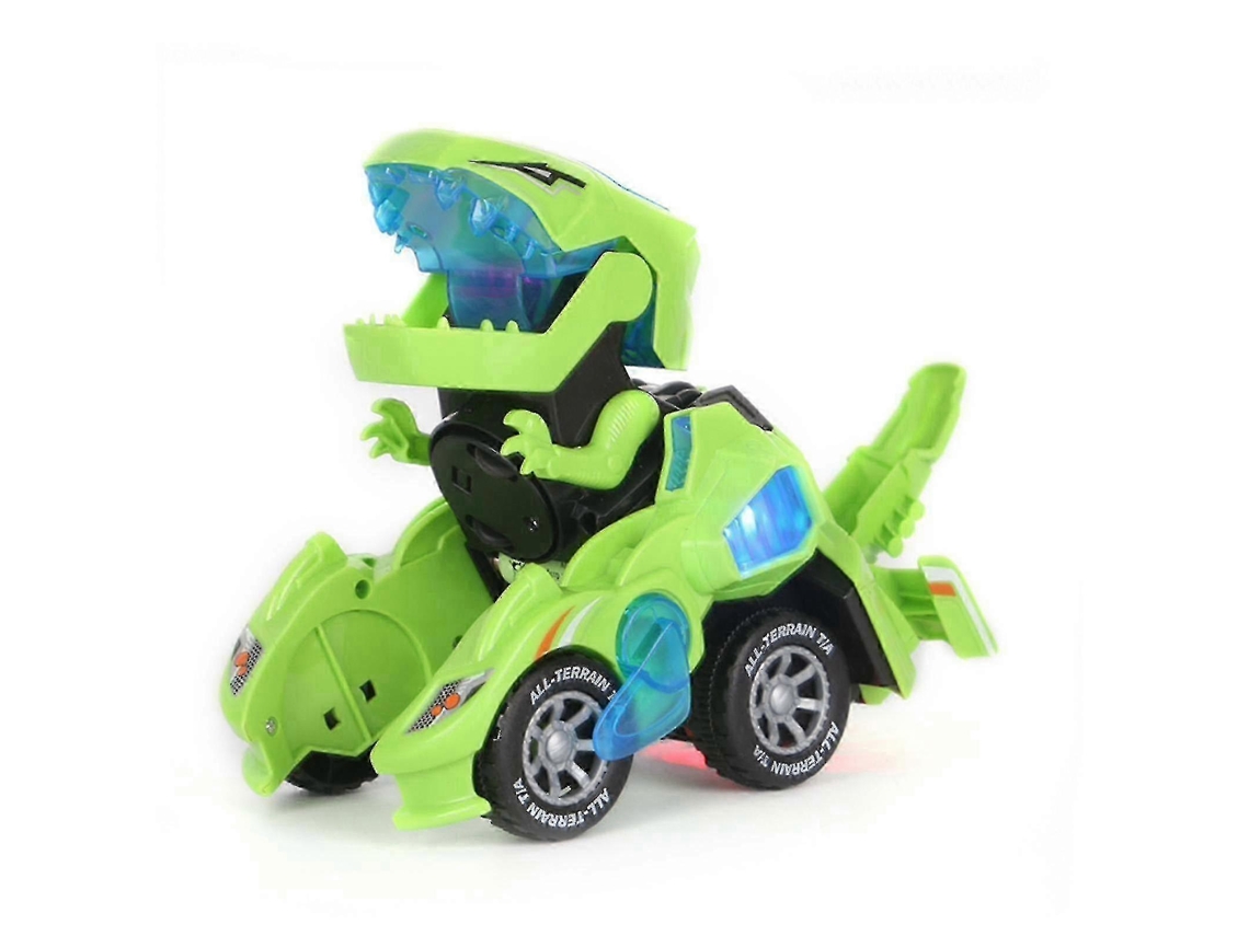 Carro Dinossauro Transformável Com Luz E Som Para Crianças