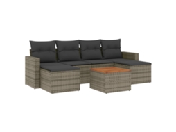 Garden Sofa Set, Garden Sofa Sets Vidaxl Cinzeto Rattan / Vime (n/a)