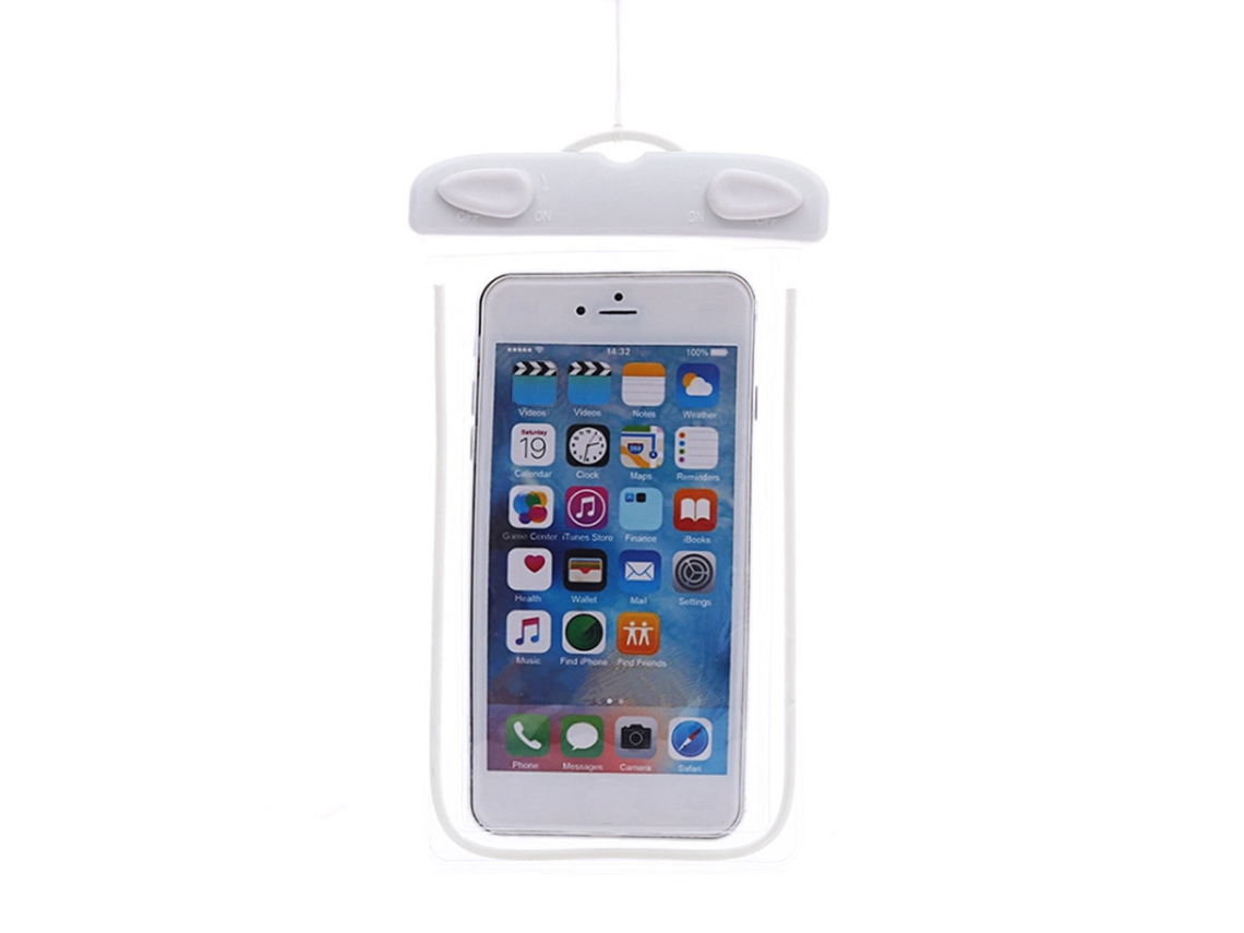 Saco Impermeável LAXISCREED Branco Pvc Tela Touch